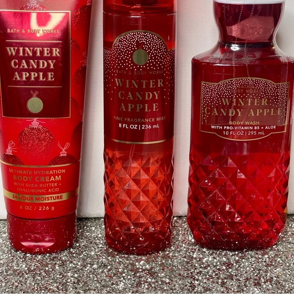 Bath & Body Works Winter Candy Apple Christmas Gift Set Nwt